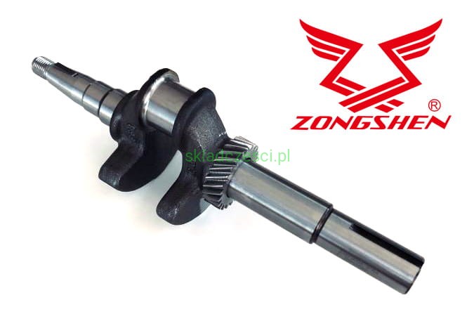 Wał korbowy silnika ZONGSHEN XP200A 6,5 HP 22,2 mm 50 mm