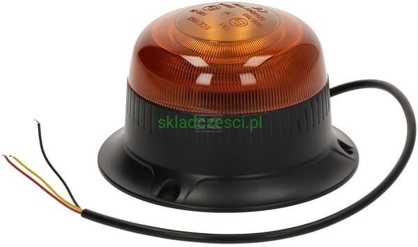 Lampa błyskowa LED niska 15W 12/24V pomarańczowa przykręcana
