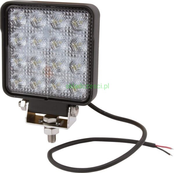 Lampa robocza LED kwadratowa 25W 3040 lm 10/30V światło rozproszone 16 LED