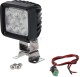 Lampa robocza LED kwadratowa 24W 1920 lm światło rozproszone z wtyczką Deutsch 8 LED