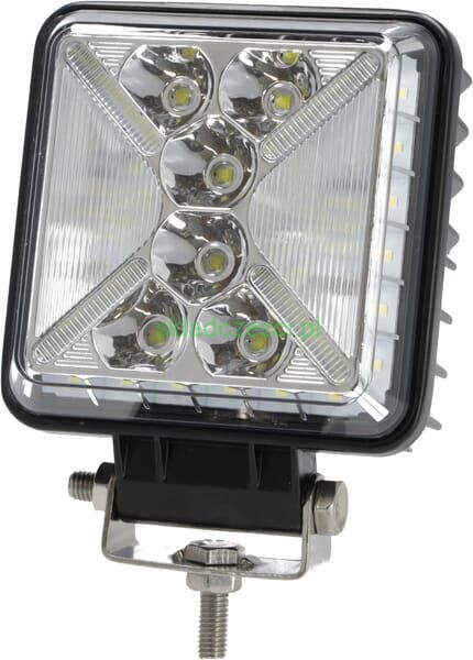 ampa robocza X LED kwadratowa 31W 2400 lm