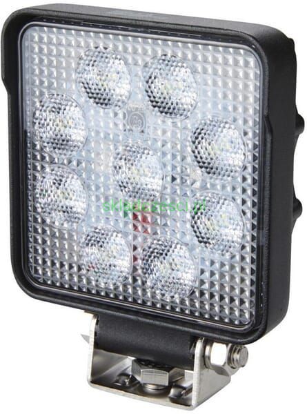 Lampa robocza ValueFit Hella kwadratowa 9 LED 15W 1500 lm R10 12/24V