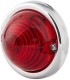 Lampa tylna, okrągła 12V czerwona Hella