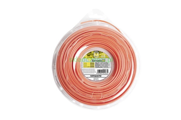 Żyłka linka tnąca Tornado AluCut 3.0 mm 21 m orange
