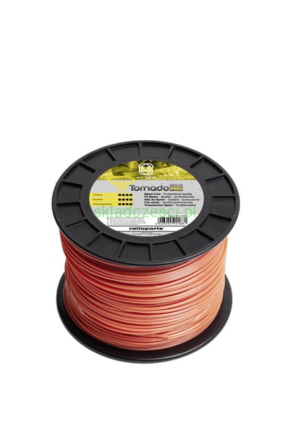 Żyłka linka tnąca Tornado AluCut 3.0 mm 240 m orange