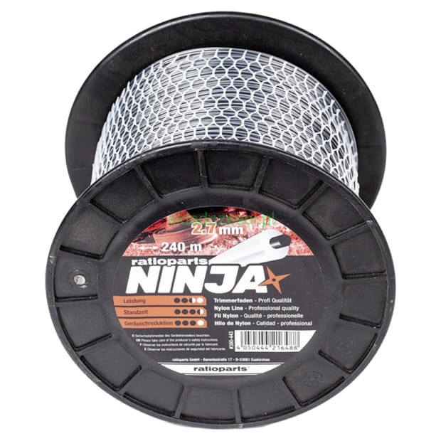 Żyłka tnąca Ninja okrągła z utwardzonym rdzeniem 2.7 mm 240 m