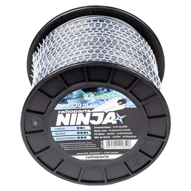Żyłka tnąca Ninja okrągła z utwardzonym rdzeniem 3.3 mm 220 m