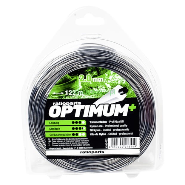 Żyłka tnąca Optimum 6-kąt z utwardzonym rdzeniem 2.0 mm 122 m