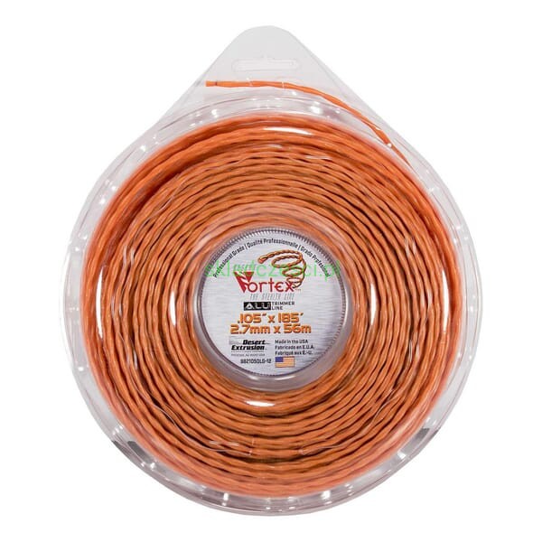 Żyłka tnąca 2.7 mm 56 m skręcona Vortex Alu