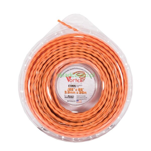 Żyłka tnąca 3.9 mm 26 m skręcona Vortex Alu