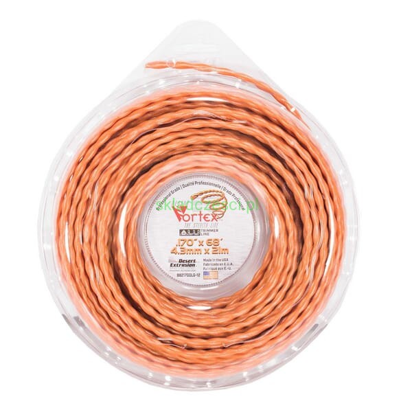 Żyłka tnąca 4.3 mm 21 m skręcona Vortex Alu