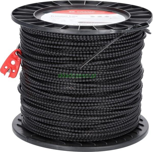 Żyłka tnąca Ø 3.5 mm 143 m kwadrat Nylsaw czarna
