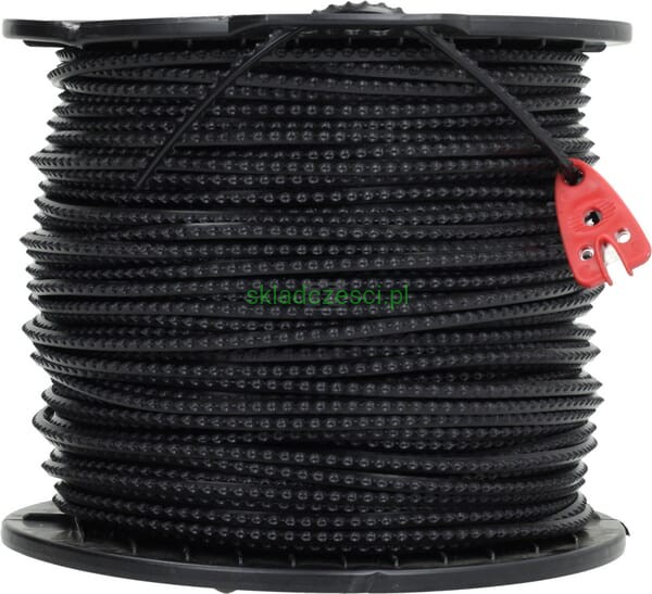 Żyłka tnąca Ø 4.0 mm 110 m kwadrat Nylsaw czarna