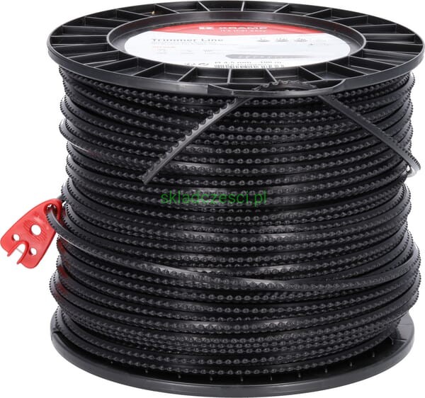 Żyłka tnąca Ø 4.5 mm 100 m kwadrat Nylsaw czarna