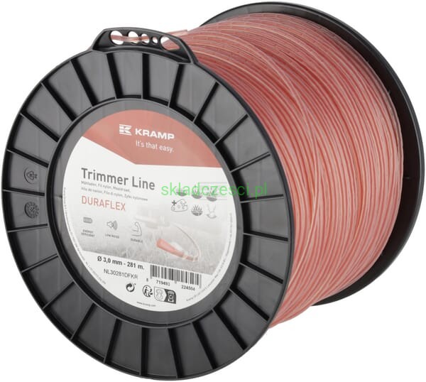 Żyłka tnąca Ø 3.0 x 281 m Kramp DuraFlex