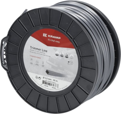 Żyłka tnąca Ø 3.5 mm 95 m kwadratowa Titanium Power szara