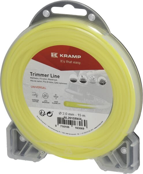 Żyłka tnąca Ø 2.0 mm x 15 m okrągła żółta