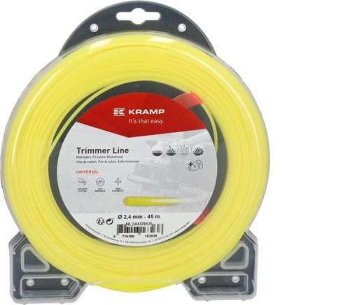 Żyłka tnąca Ø 2.4 mm x 45 m okrągła żółta