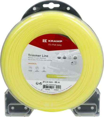 Żyłka tnąca Ø 2.4 mm x 88 m okrągła żółta