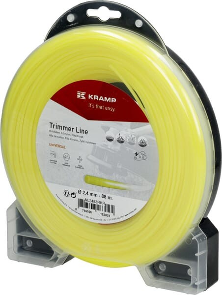 Żyłka tnąca Ø 2.4 mm x 88 m okrągła żółta
