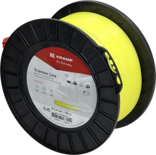Żyłka tnąca Ø 2.4 mm x 180 m okrągła żółta