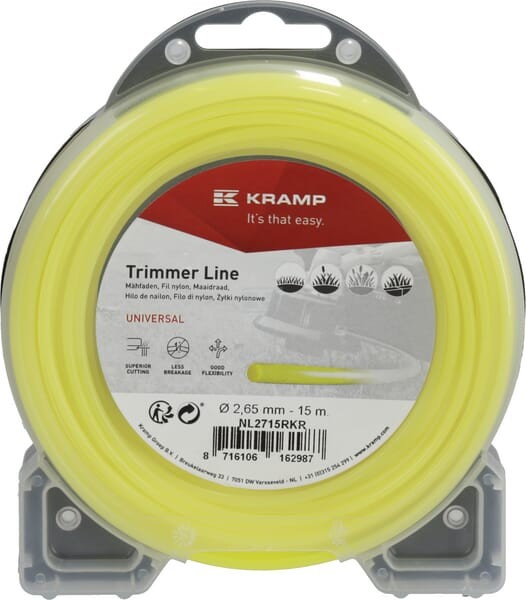 Żyłka tnąca Ø 2.65 mm x 15 m okrągła żółta