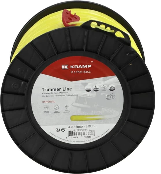 Żyłka tnąca Ø 2.65 mm x 358 m okrągła żółta