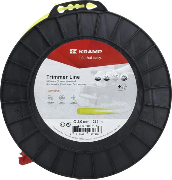 Żyłka tnąca Ø 3.0 mm x 281 m okrągła żółta