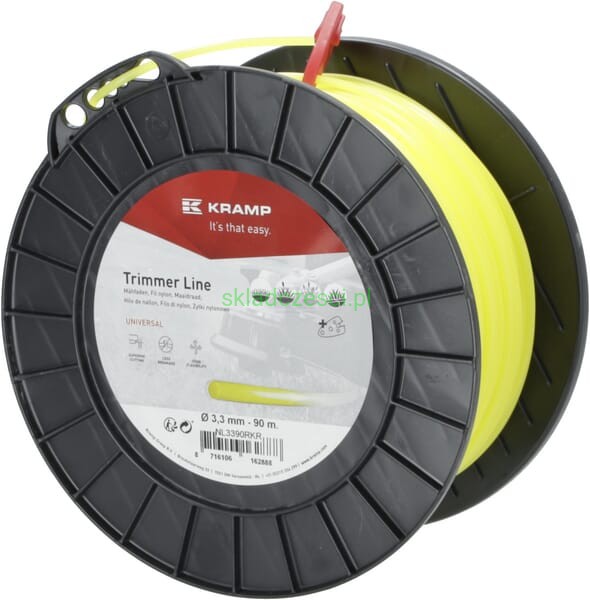 Żyłka tnąca Ø 3.3 mm x 90 m okrągła żółta