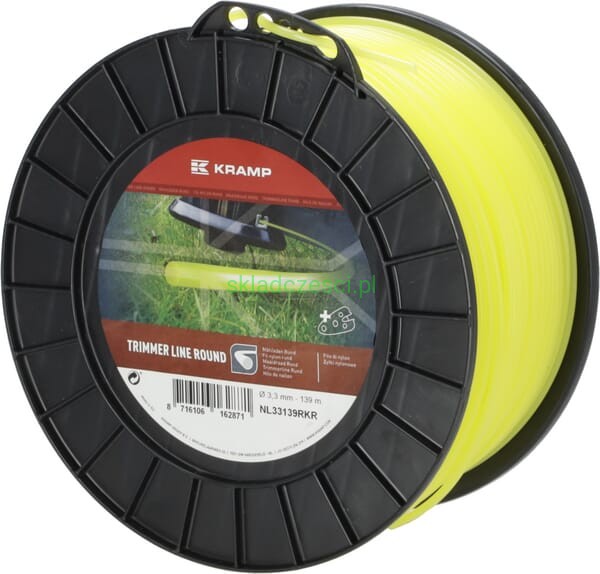 Żyłka tnąca Ø 3.3 mm x 139 m okrągła żółta