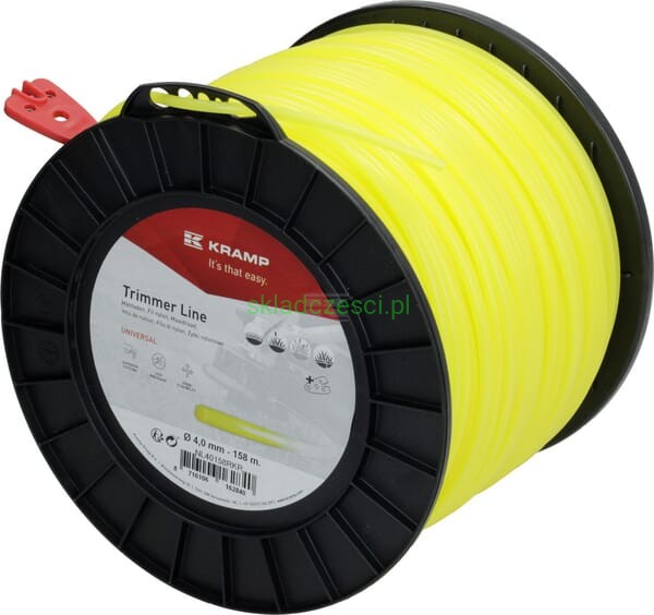 Żyłka tnąca Ø 4.0 mm x 158 m okrągła żółta