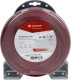 Żyłka tnąca Ø 2.4 mm 69 m kwadratowa czerwona Kramp