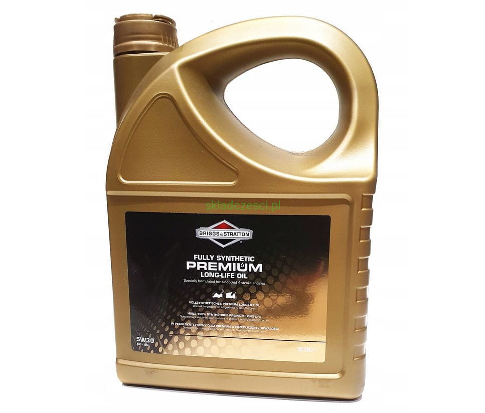 Olej syntetyczny 4-takt SAE 5W-30 Premium Long Life Briggs & Stratton 5 L