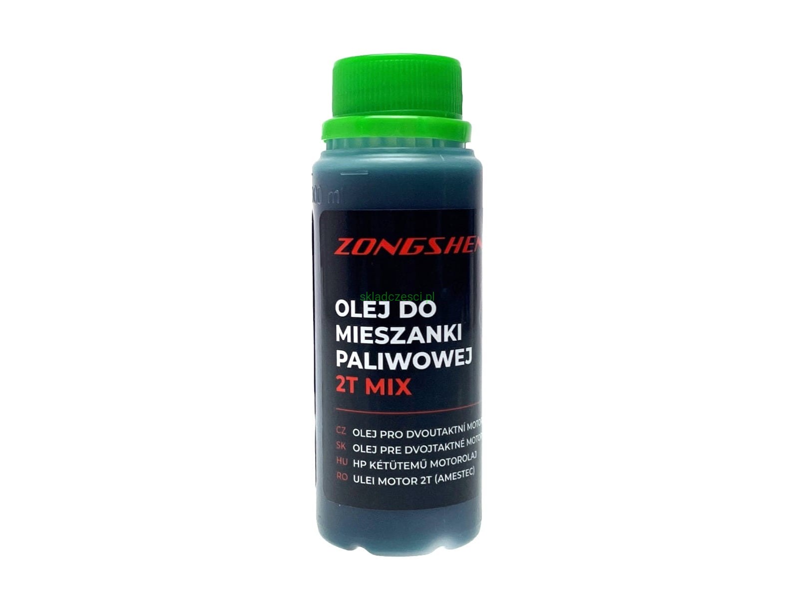 Olej Zongshen do silników dwusuwowych 100 ml zielony