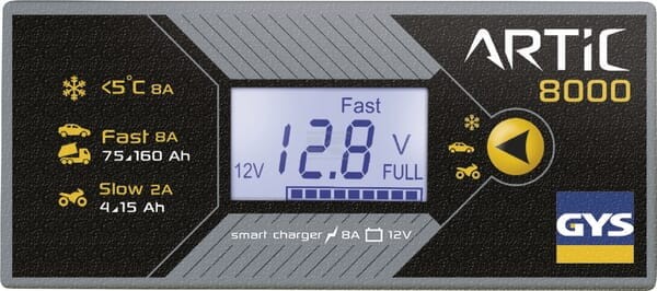 Ładowarka Artic 8000 Gys 2-8 A 12 V