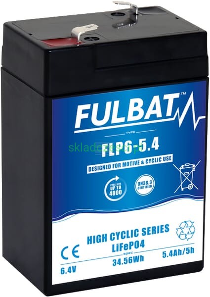 Akumulator FULBAT High Cycling LiFePO4 litowy 6V 5.4Ah
