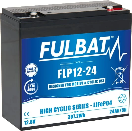 Akumulator FULBAT High Cycling LiFePO4 litowy 12V 24Ah
