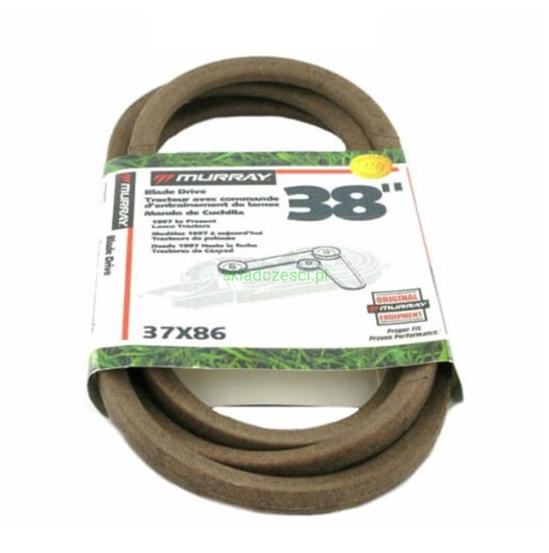 Pasek 037x86MA napęd noży do Murray 38" Yard King oryginalny