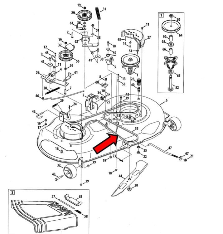 Pasek noży 754-04219 schemat