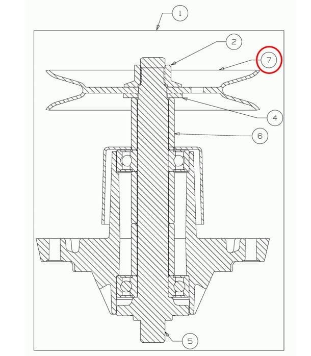 L00525007 schemat adaptera noża