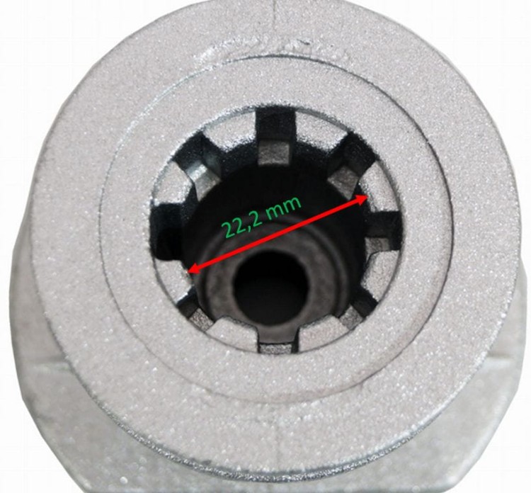 Uchwyt noża wał 22,2 mm CastelGarden 464 484 504 534 NG NGL TR TRE