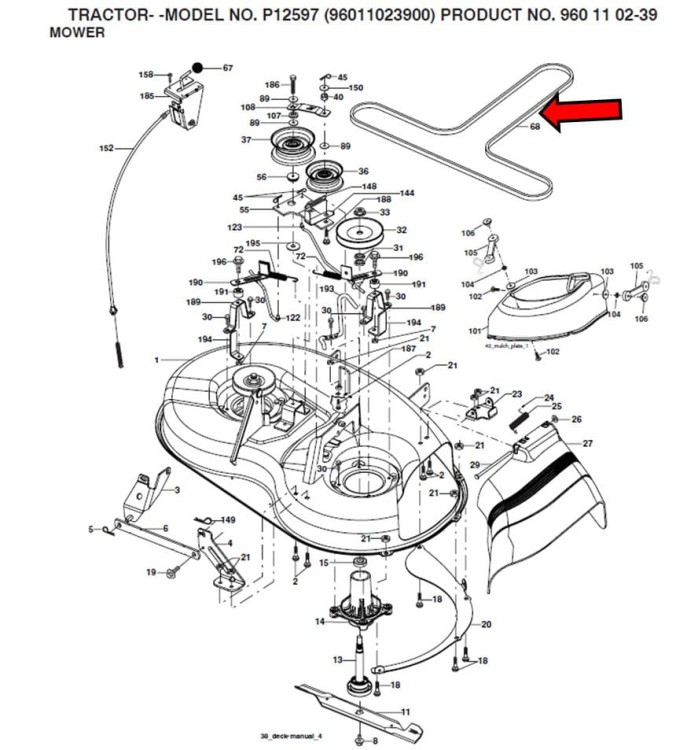 Pasek schemat deck