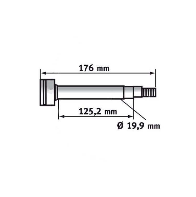 Wałek noża 5 Husqvarna CTH200 CTH2036 CTH2038 CTH210 CTH220 CTH222
