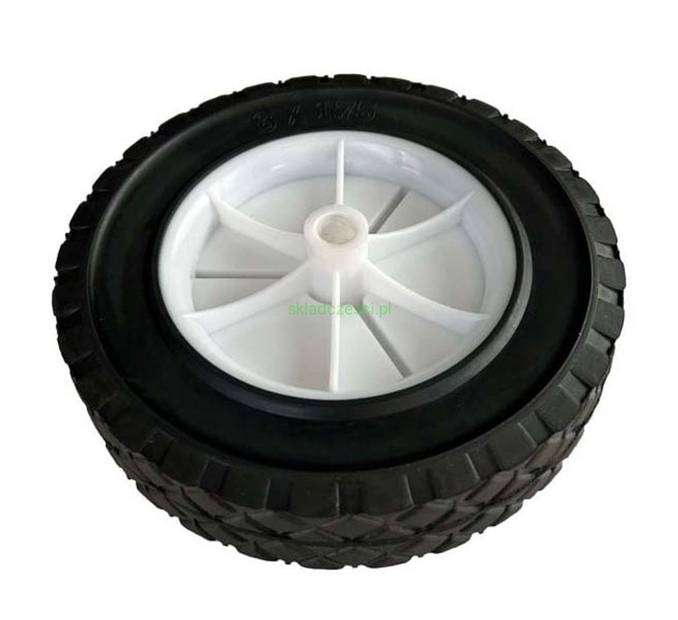 Koło kosiarki uniwersalne 200 mm oś 12,7 mm opona gumowa