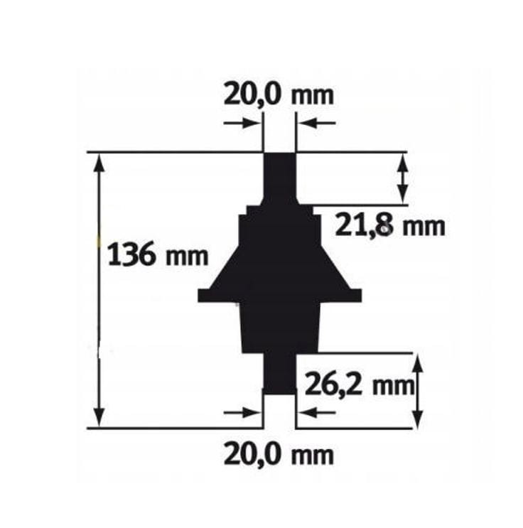 Piasta noża wymiary