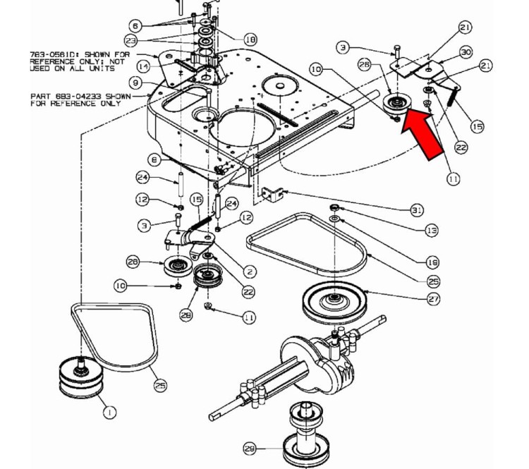 Koło pasowe 756-04325 schemat 2