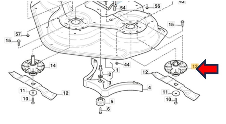 Adapter 1134583101 387203000 Castelgarden schemat