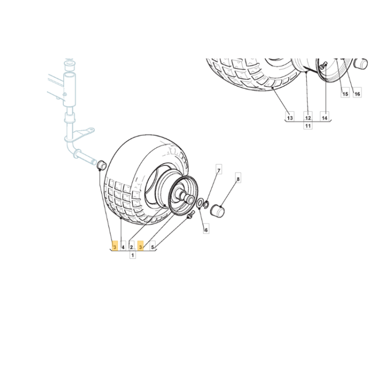 Łożysko koła Castelgarden J JN JR JTP 92 J98S N98S JB98S F72 H