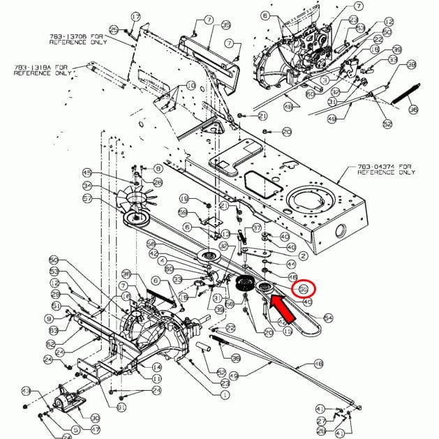 Rolka paska 756-0236 schemat 2