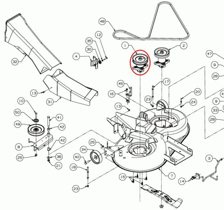 L00525008 schemat deck E 92cm 13IM71KE648